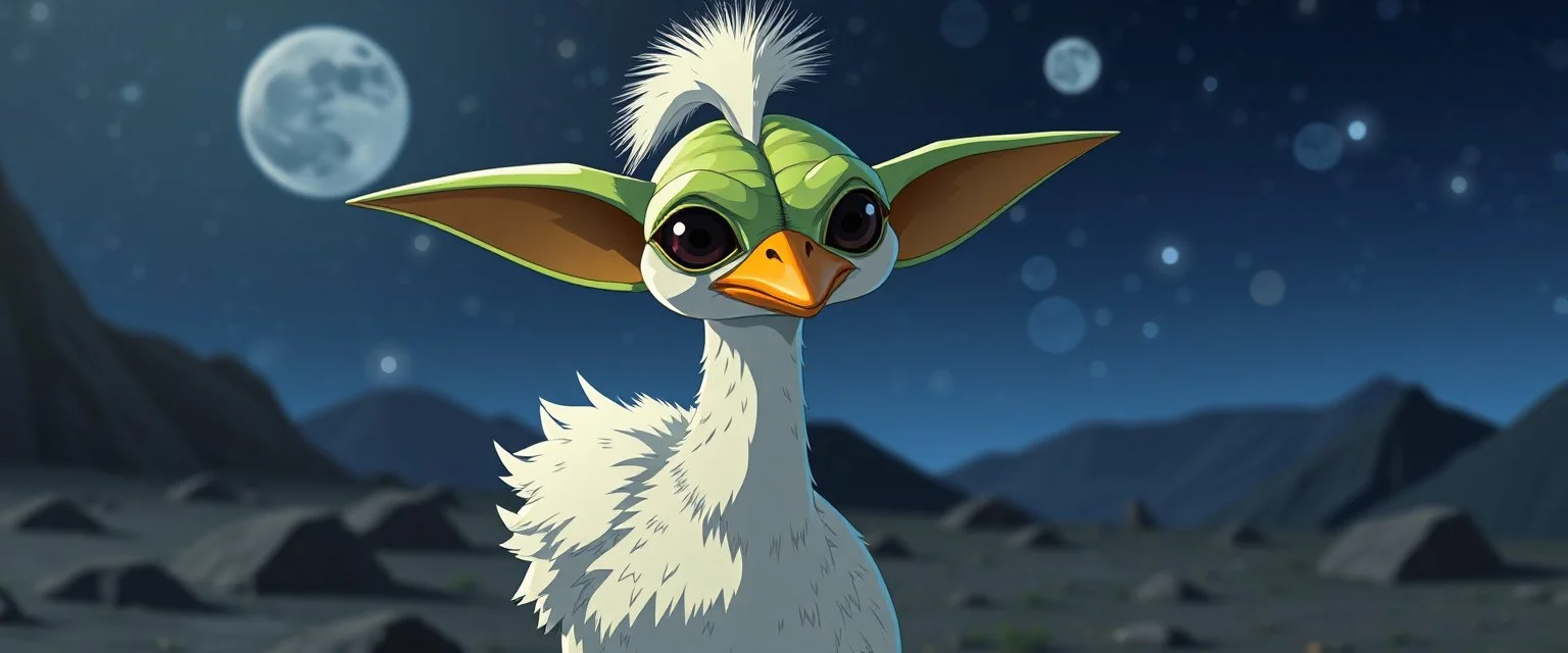 disco goose alien gremlin anime