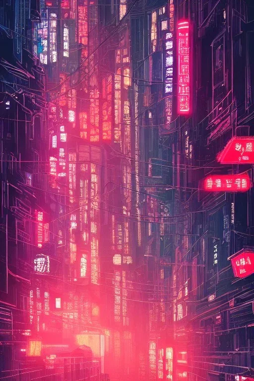 A professional night photo of a far-future cyberpunk city, shanghai, by Alena Aenami and blade runner and akira, sharp focus, higly detailed, crowded, hyper realism, 8k, centered