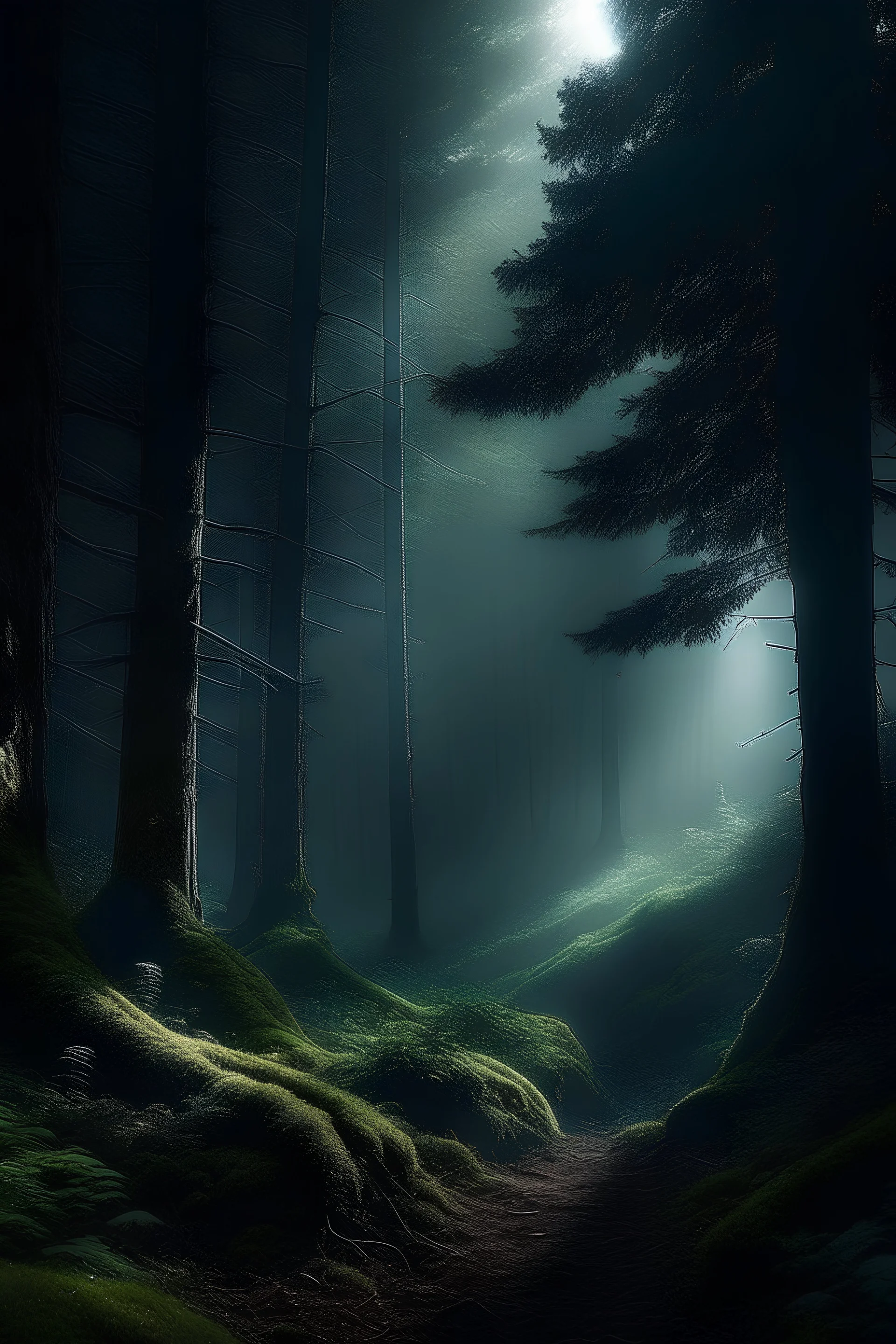 mysterious forest