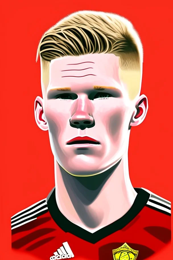 Scott McTominay Footballer ,cartoon 2d