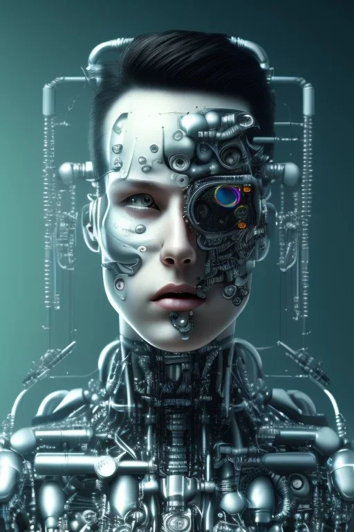 cyborg, men, matrix style