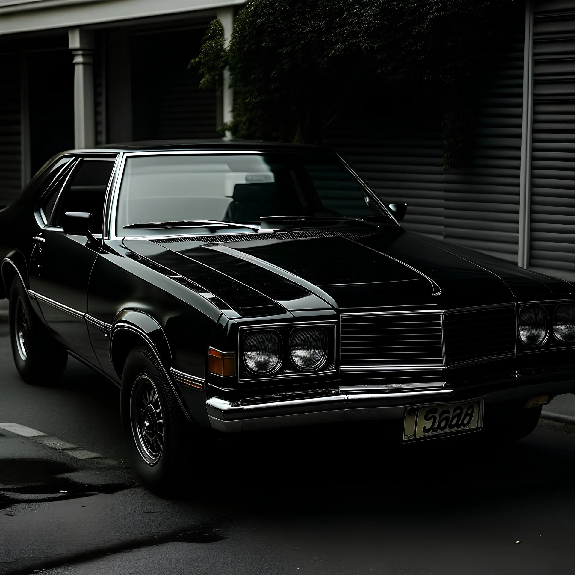 carro de 1980 preto