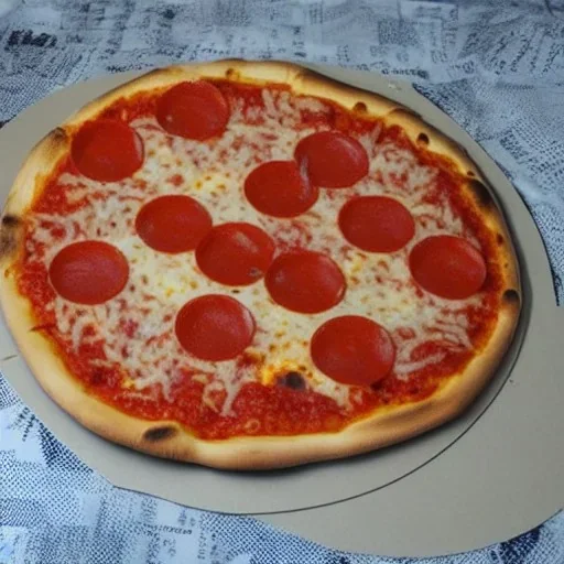 Realistic italian Pizza