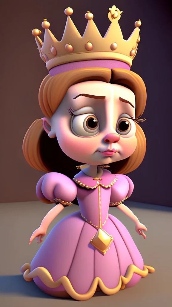 Introduction to Princess Penelope, cartoon,3D