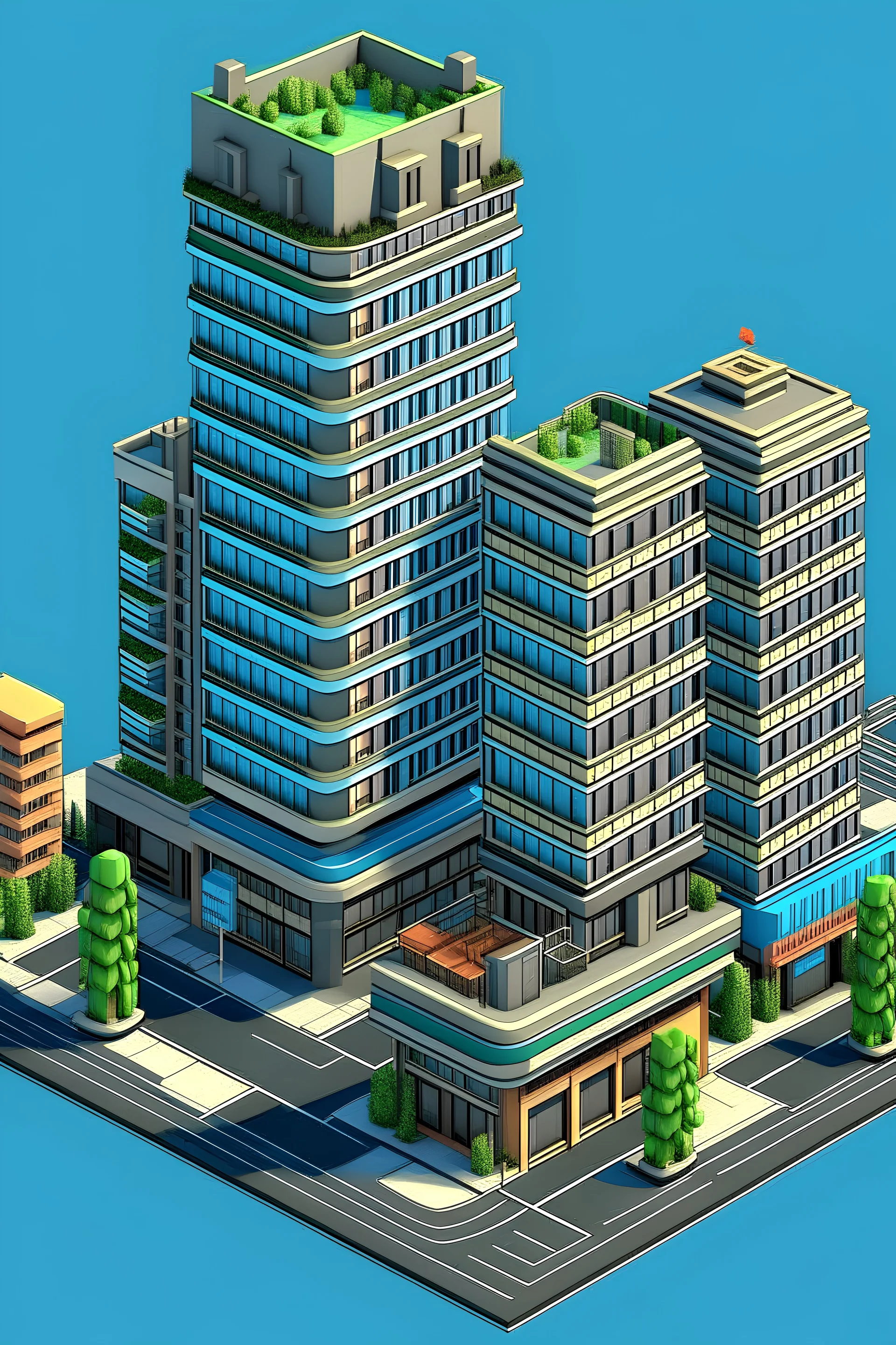 2d city building buisness