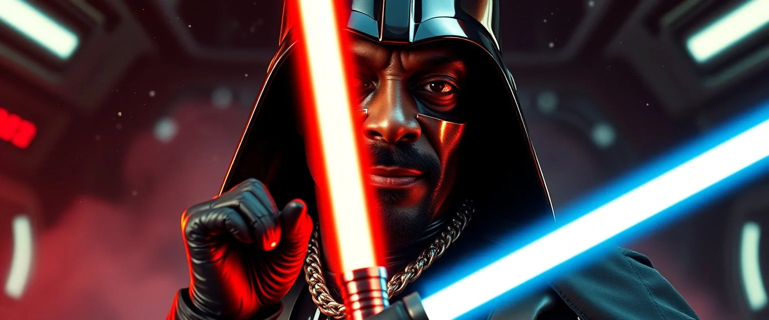 space style pimp rap captain snoop awesome coolness, real, darth vader