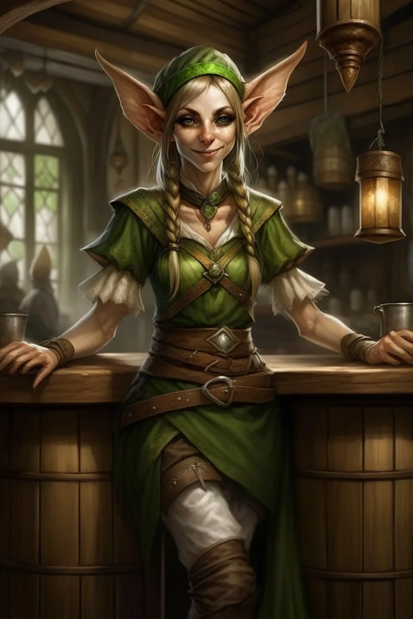 wood elf bartmaid