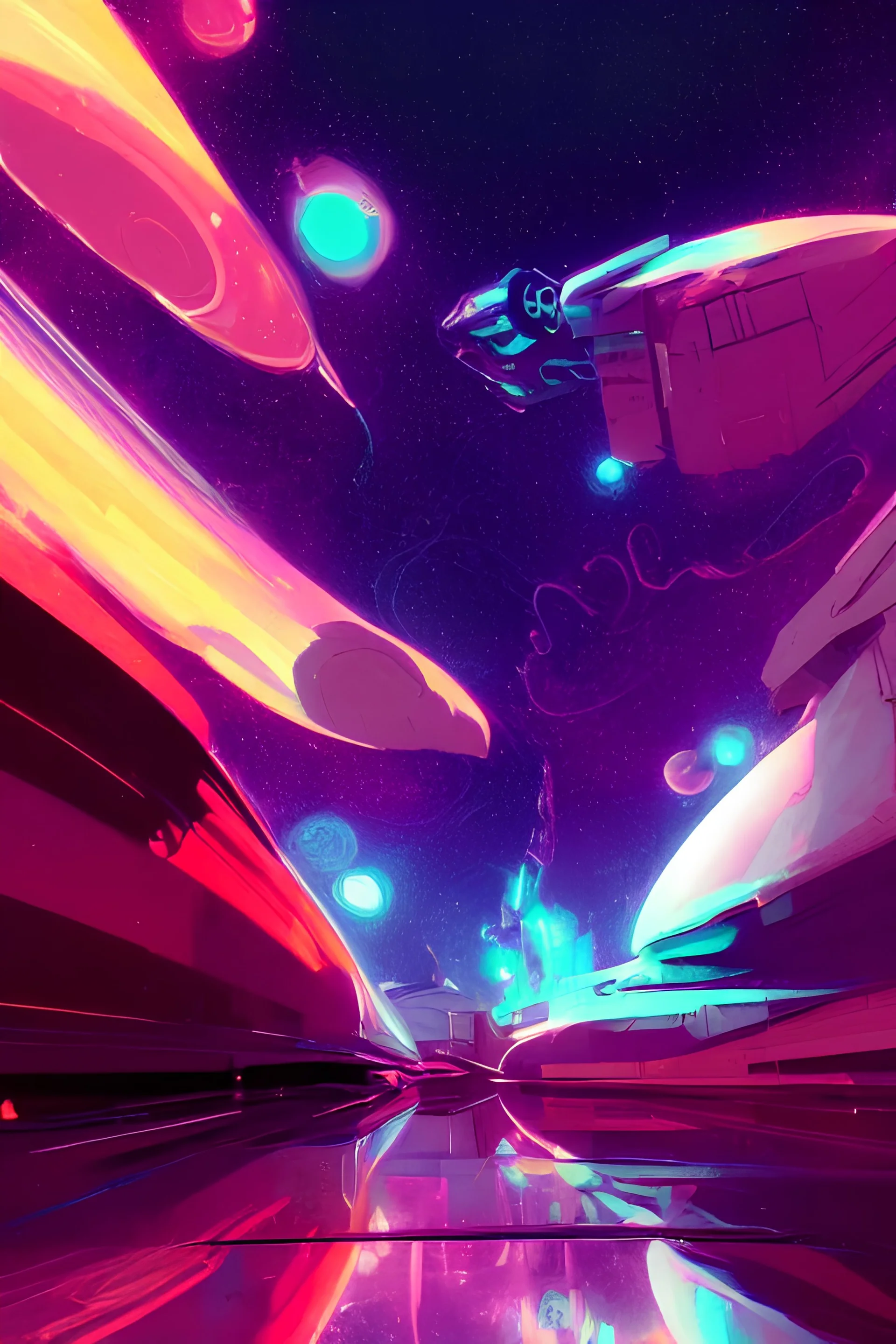 psychedelic liquids space, colorful, cinematic, by wlop, by ilyu kuvshinov, by greg rutkowski, by makoto shinkai, super detailed, unreal engine 5, octane render, 8 k, super realistic