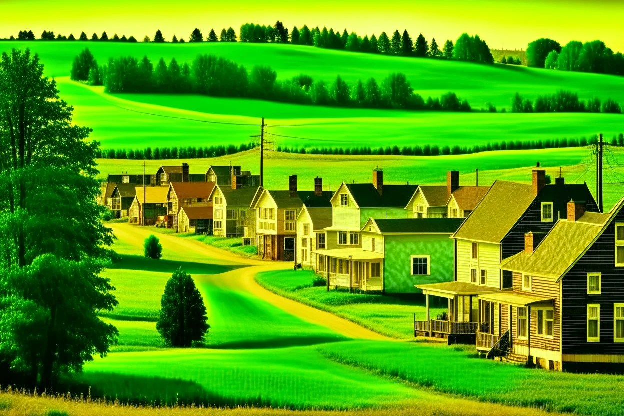 rural american town