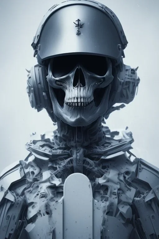 All Black british soldier, ghost, wearing high tech skull mask, white smoke, dark, rage, sorrow, high definition, ultra 8 k, volumetric lighting, blue fire, fog