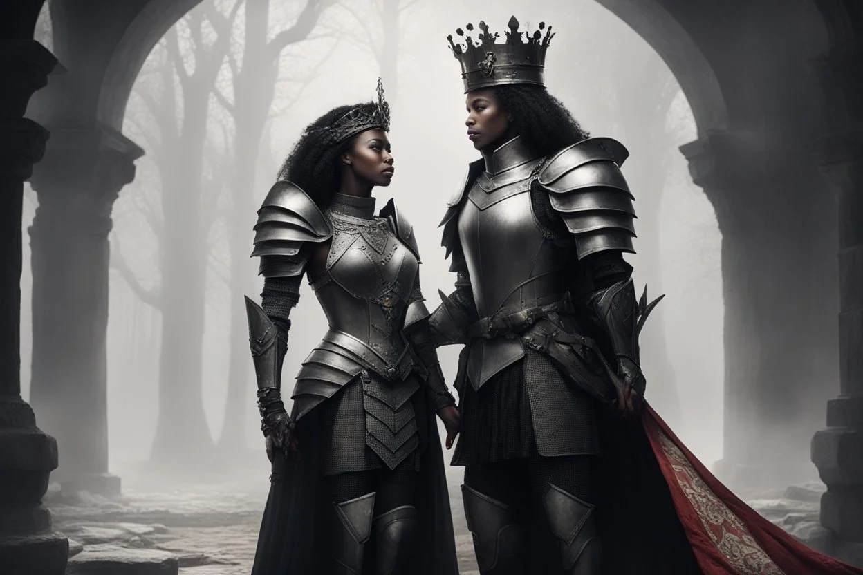 Тайно черная королева Любит белого короля. Но военное ценит дело Эта клетчатая земля. Ты - военного дела мастер, Ум холодный, в крови - огонь, Только рвется порой на части Сердце, что заковала в бронь.