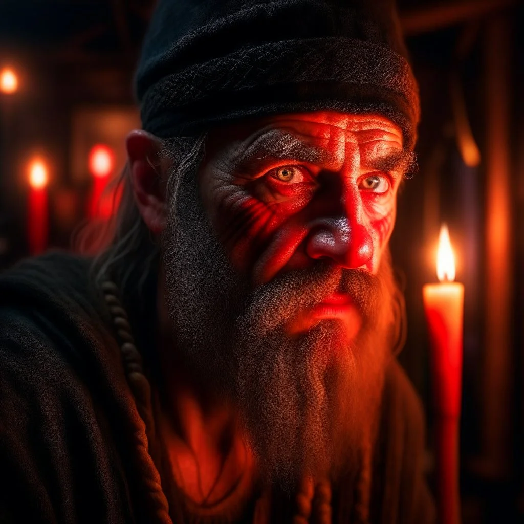 viking horror man birthday, motion blur, 8k, downlight, soft light, depth of field, photorealism, trending on art station, lotsa detail