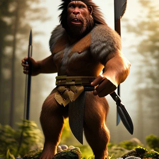 neandertal hunter