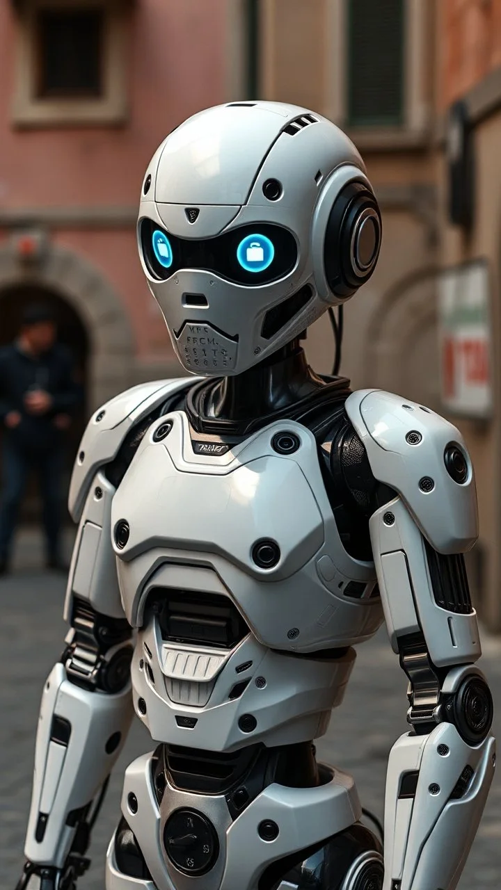 hi tech mafia robot on sicilia