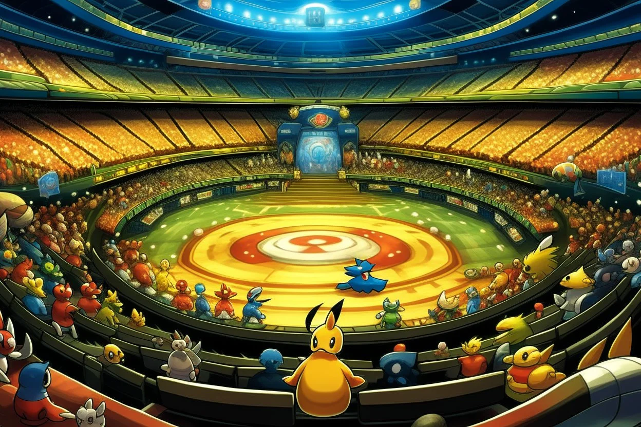 a Pokémon stadium
