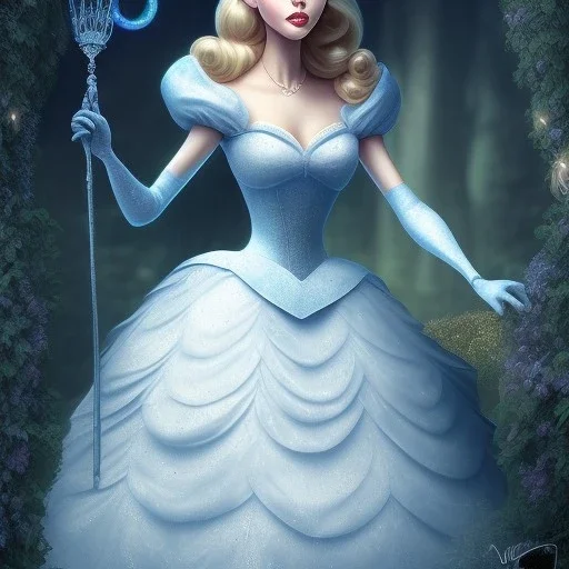 extrem tim burton style cinderella, ultra detailed,