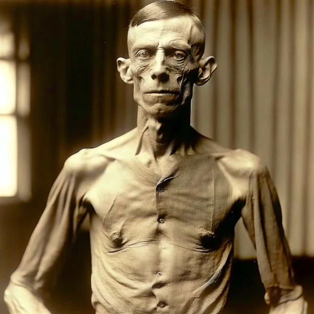 1920s skinless man