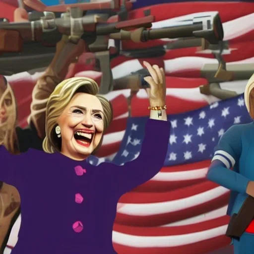 Hillary Clinton in fortnite