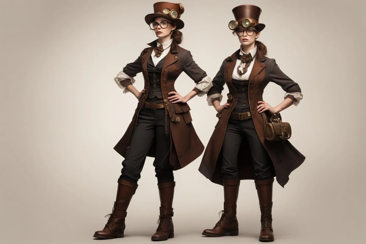 Наряд Библиотекаря-Исследователя, в стиле стимпанк