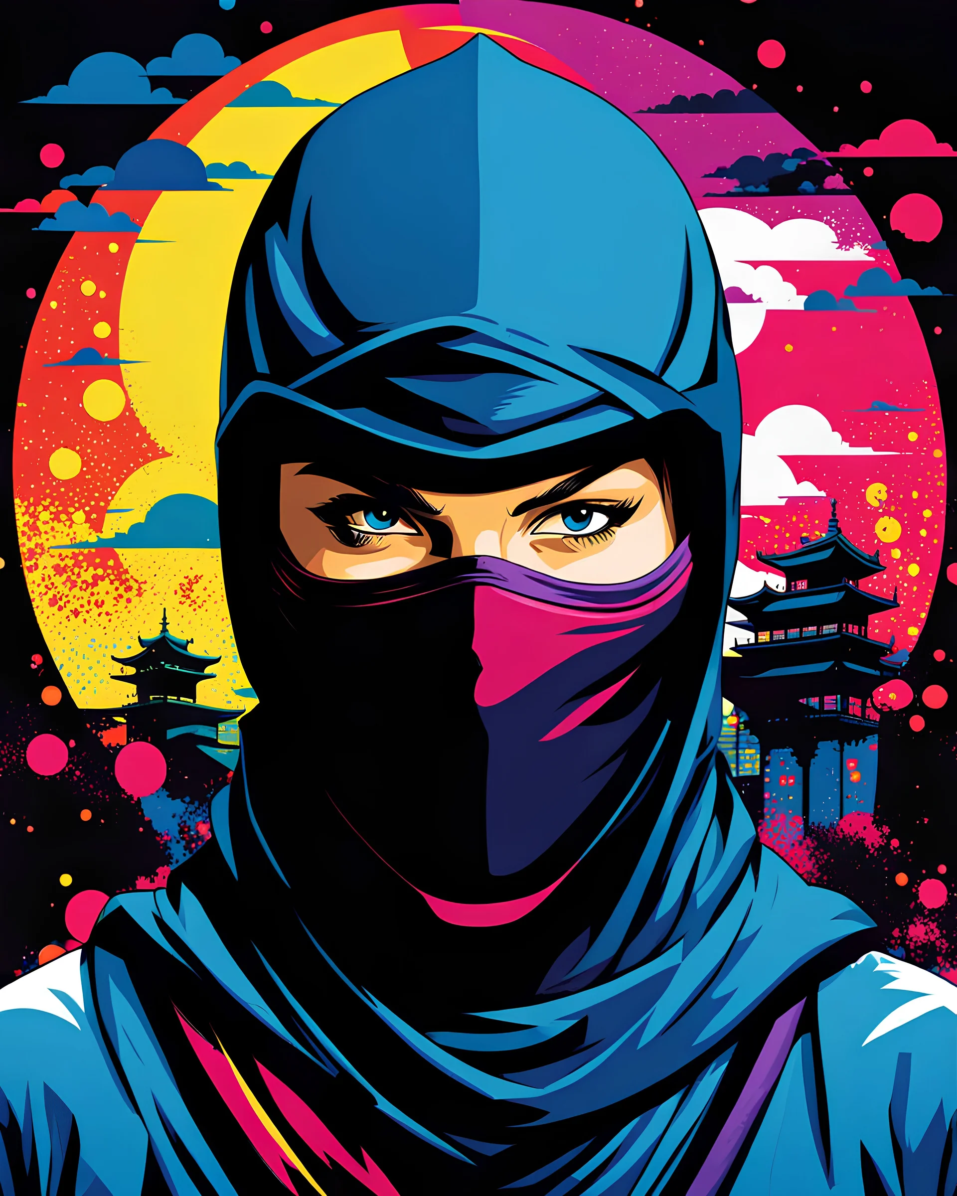 Ninja Arte pop calidad ultra