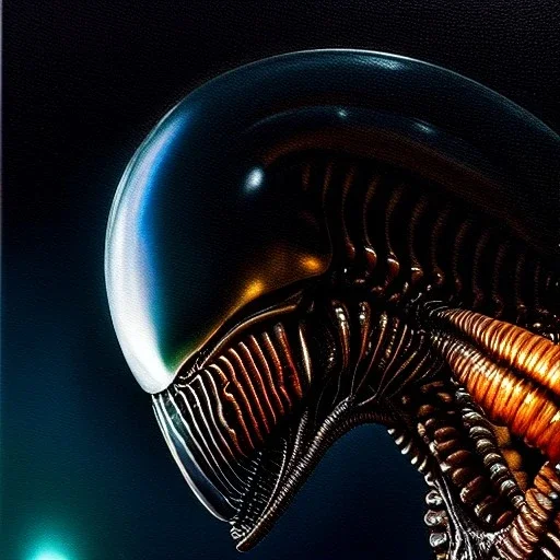 Ultra detailed fullbody Portrait in oil on canvas of Xenomorph in Alien,extremely detailed digital painting, extremely detailed face,crystal clear Big Glowing eyes, mystical colors ,perfectly centered image, perfect composition, rim light, beautiful lighting, 8k, stunning scene, raytracing, anatomically correct, in the style of robert e howard and Ken Kelley and Ohrai Noriyoshi and Simon Bisley and tomzj1 and hyeonsick choi.