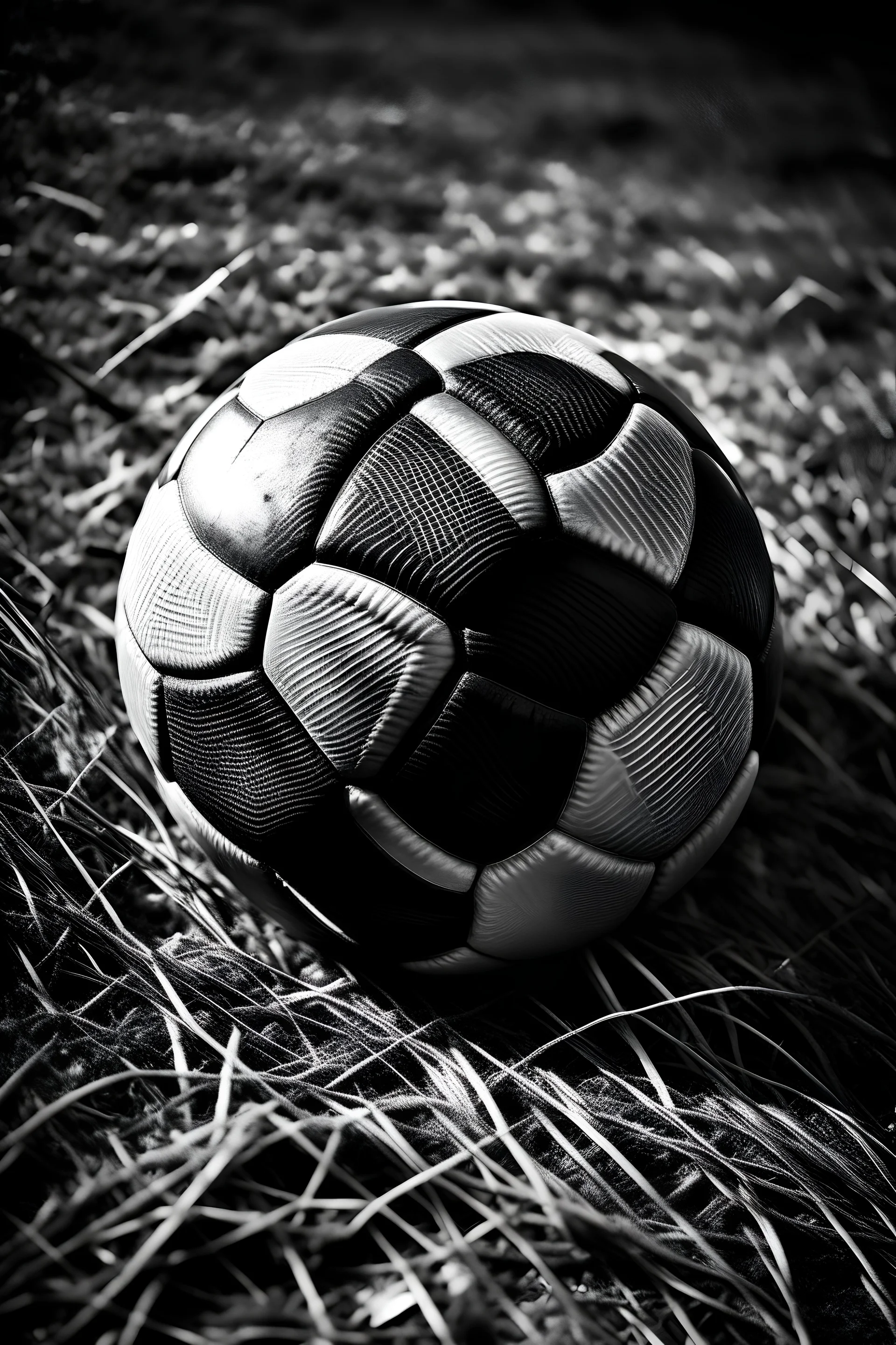 Football black and white