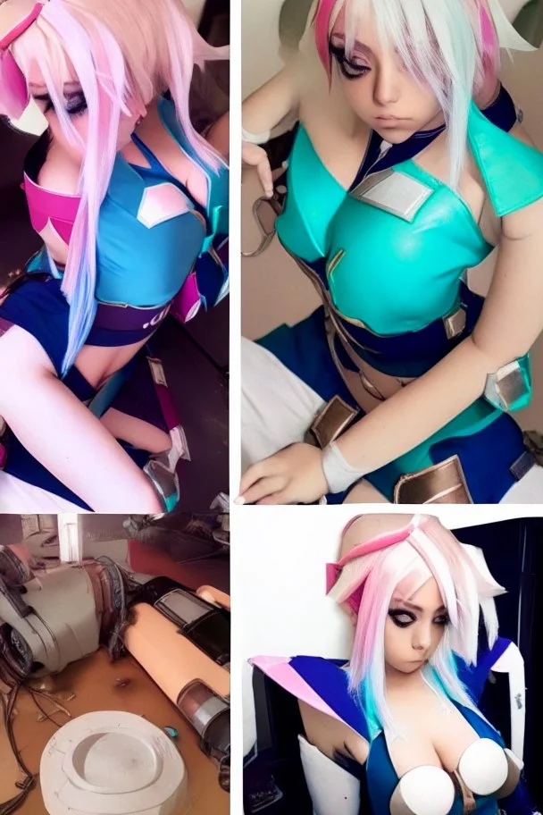 working on cosplay struggle