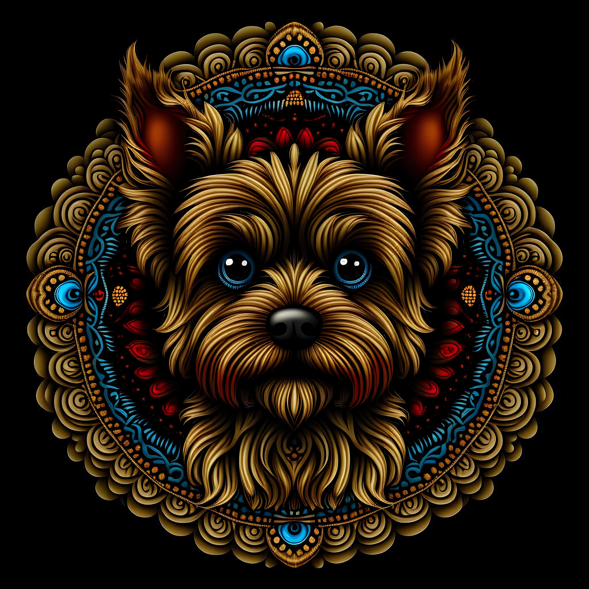 Mandala of a Yorkie