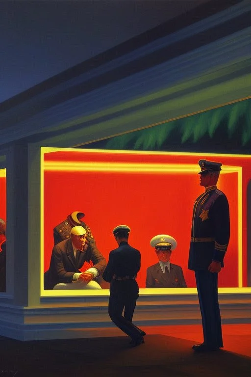 the death of a cuban dictator by edward hopper