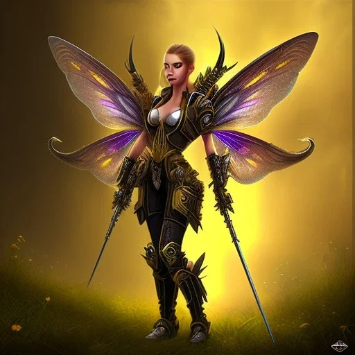 bumblebee fairy warrior