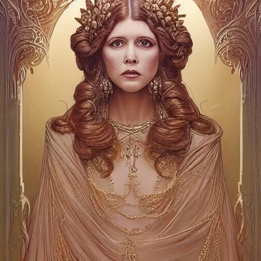 Princess leia goddess, perfect face, fantasy, beautiful face, gorgeous, intricate, dramatic lighting, emotionally evoking symbolic metaphor, highly detailed, photorealistic, artstation, concept art, smooth, sharp focus, art by albert aublet and krenz cushart, tomasz alen kopera, peter mohrbacher, and alphonse mucha, sharp focus, emitting diodes, smoke, artillery, sparks, racks, system unit, motherboard, by pascal blanche rutkowski repin artstation hyperrealism painting concept art