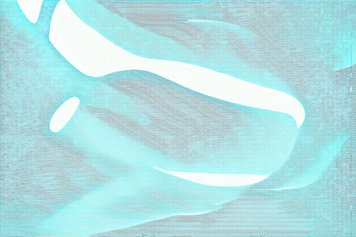 an abstract graphic elements of flowing lines and shapes meant to convey clean air, mostly white, vector