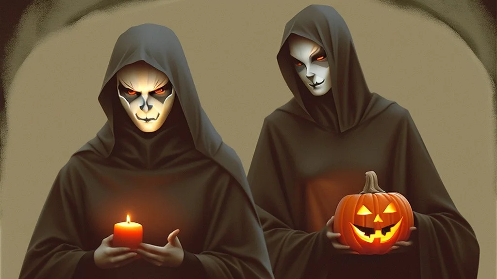 jack o Lantern grim reaper andrea del sarto