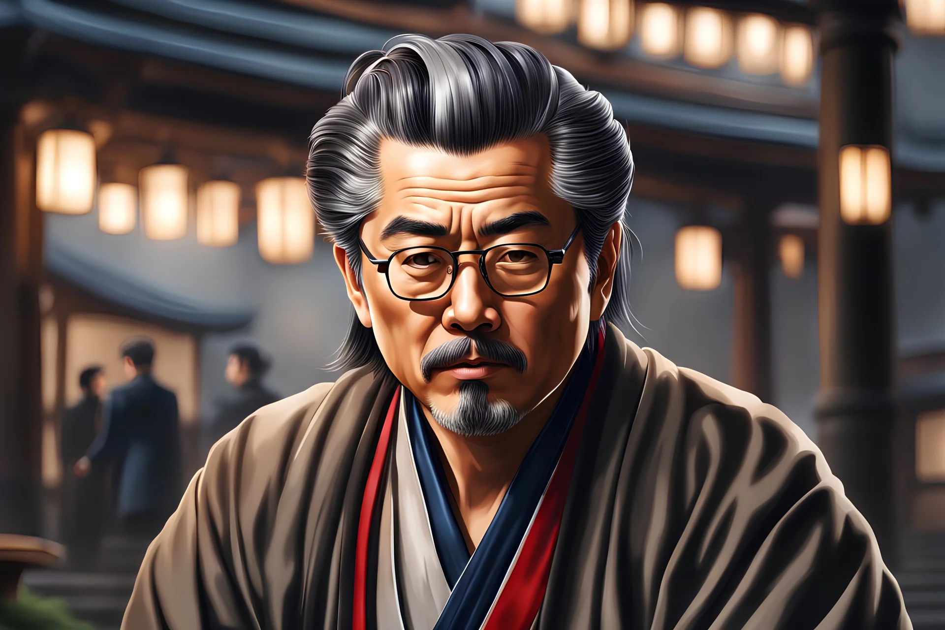 toji fushiguro in 8k realistic digital drawing style, close picture, intricate details, highly detailed, high details, detailed portrait, masterpiece,ultra detailed, ultra quality