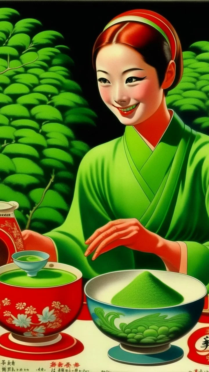 Japanese Matcha Australian Ad 80s