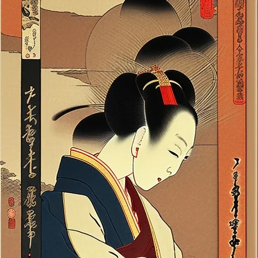 BANNERS, Ukiyo-e japanese art