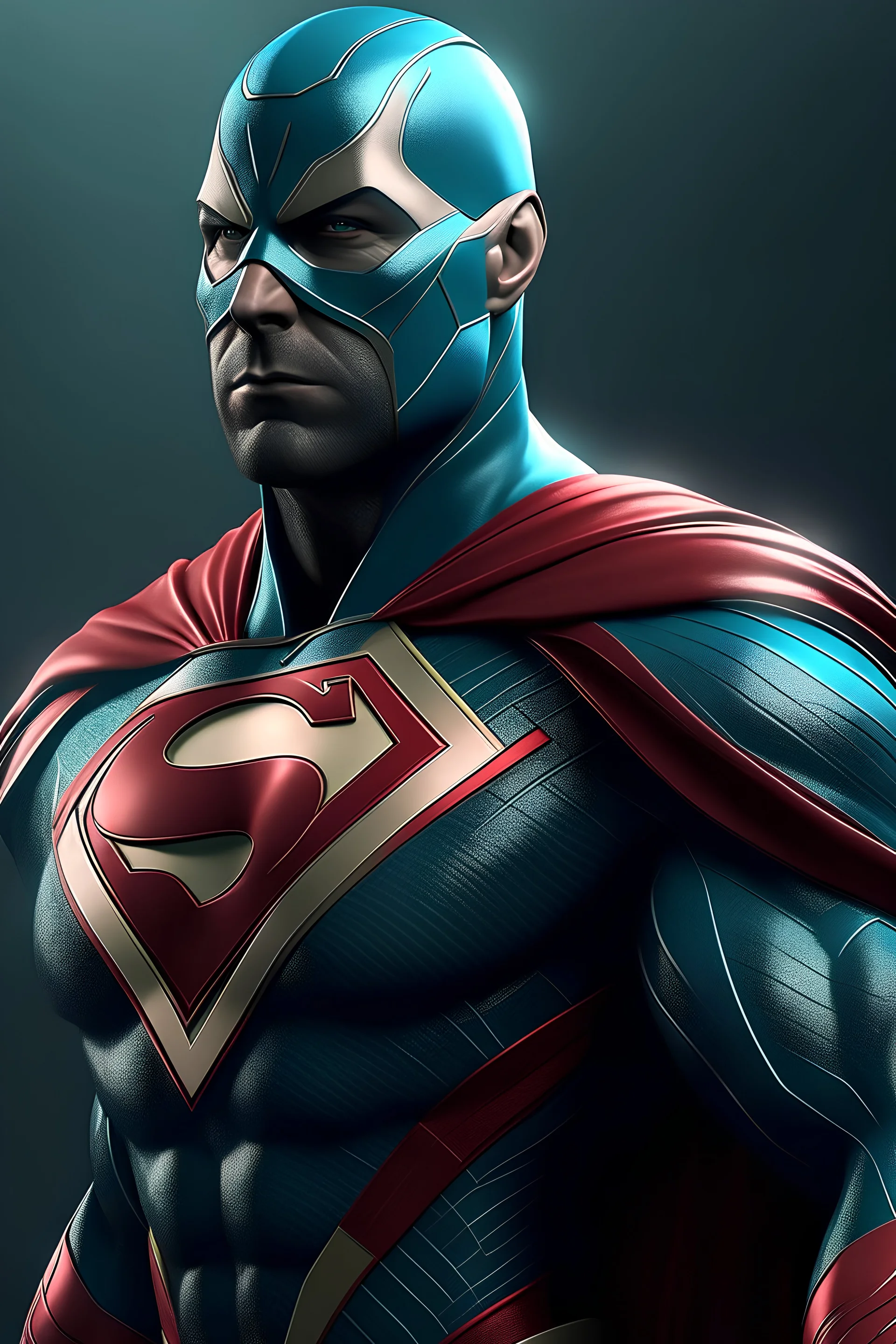 a unique 4k superhero