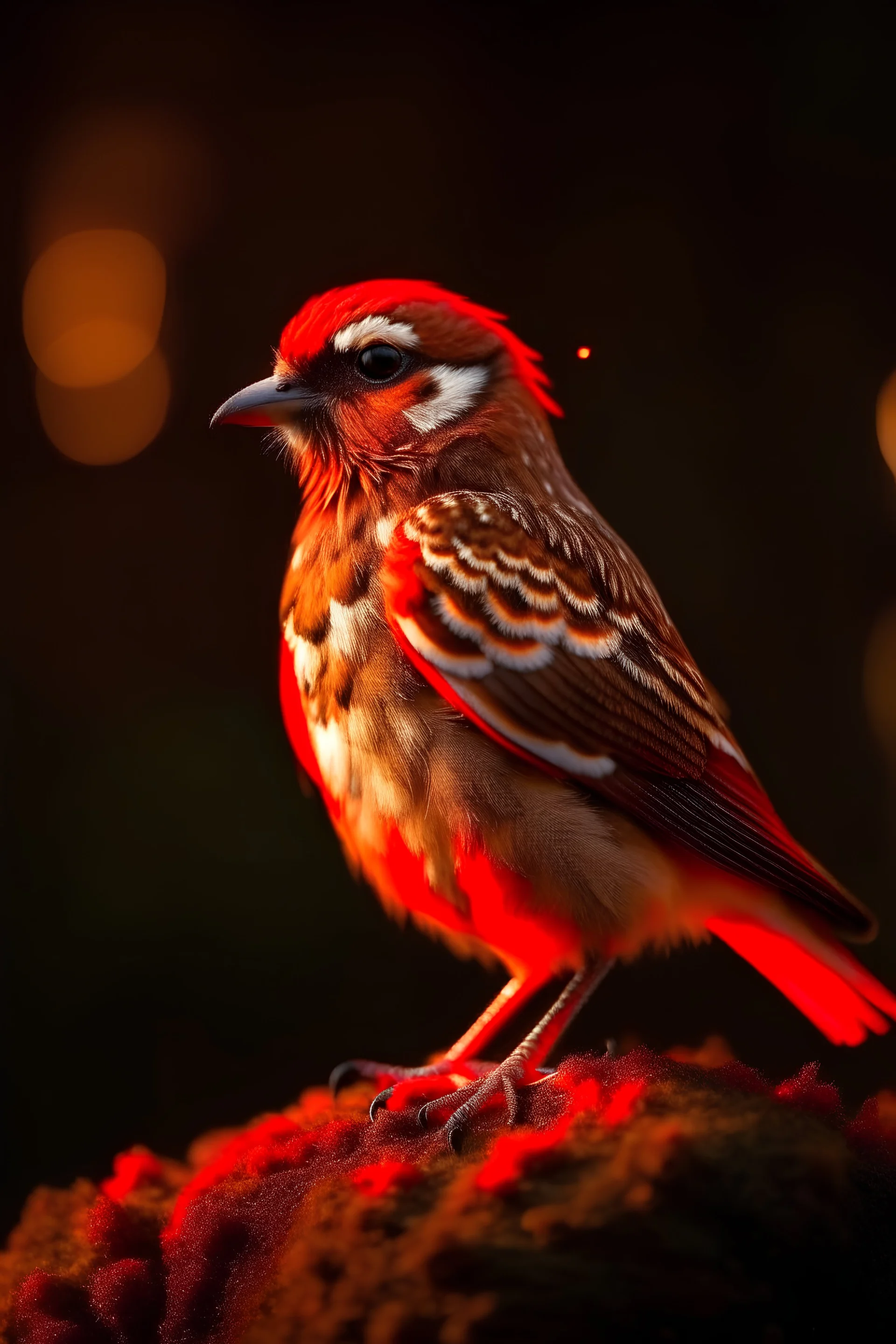 a fire sparrow