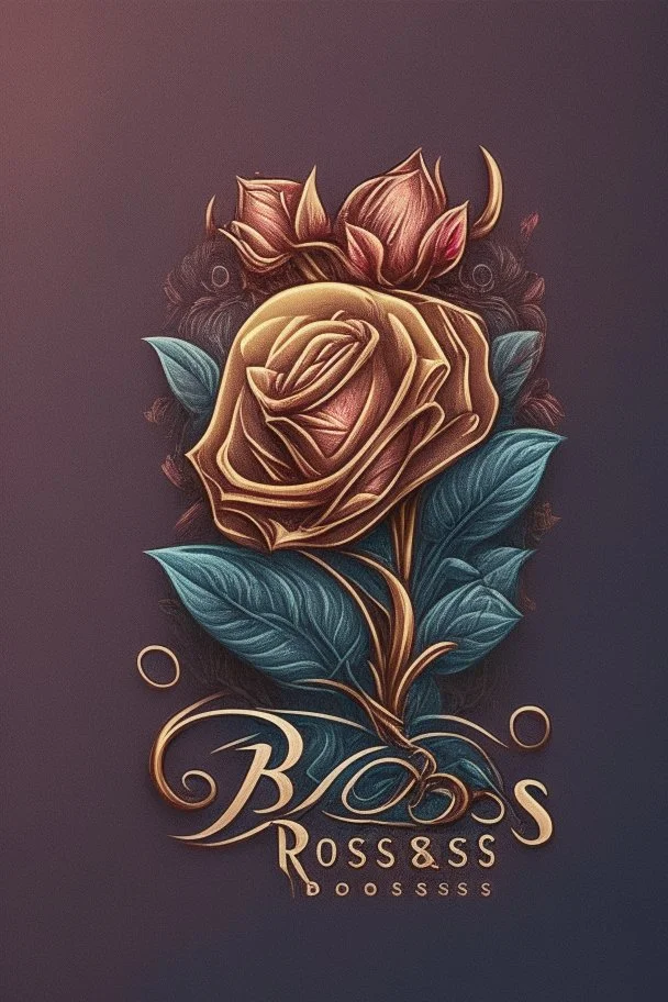 Beautiful roses logo design