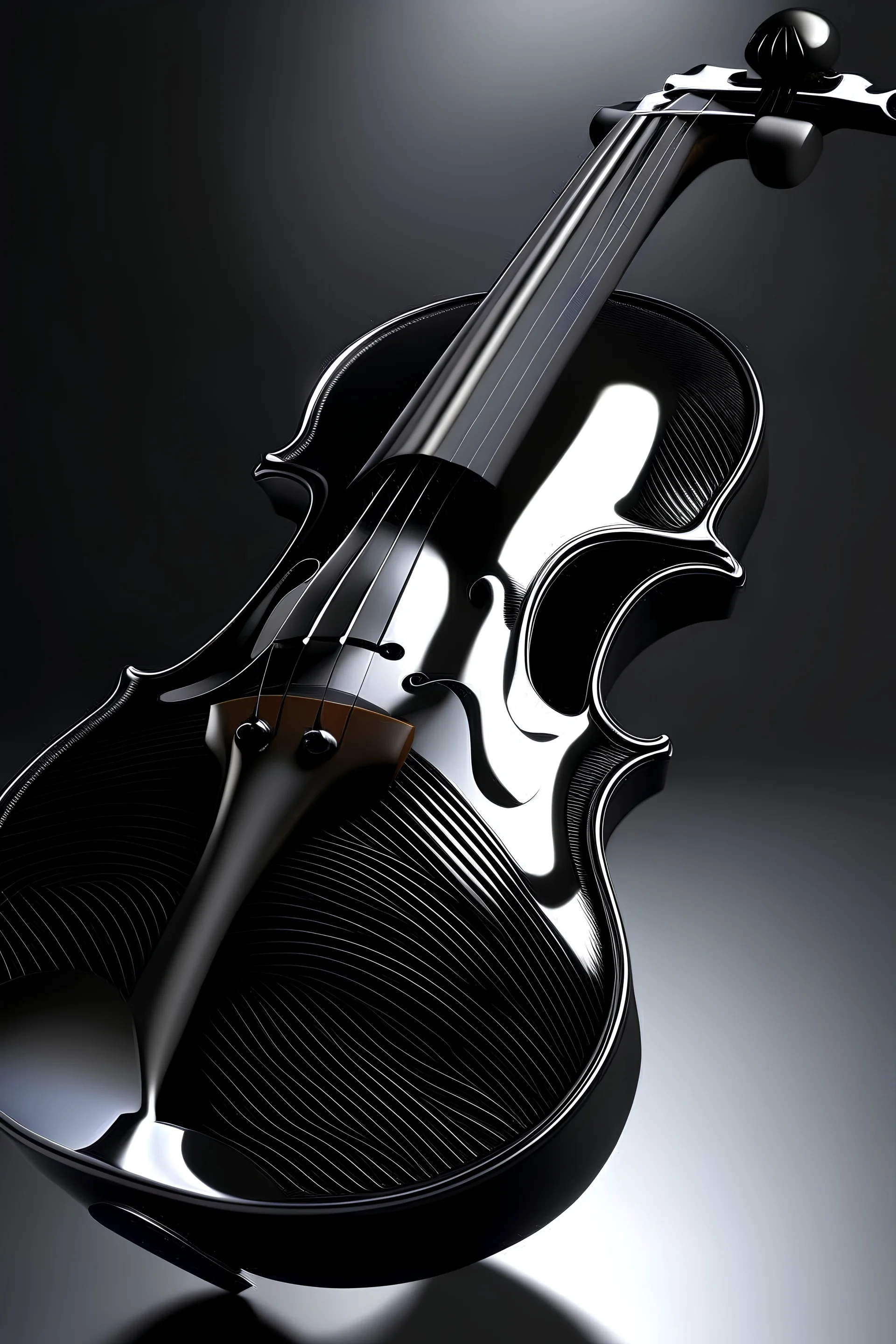 Design violin more ergonomic , functionality , futuristic design , small