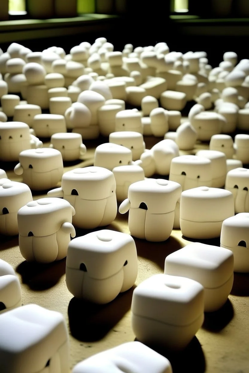 army of marshmallows living