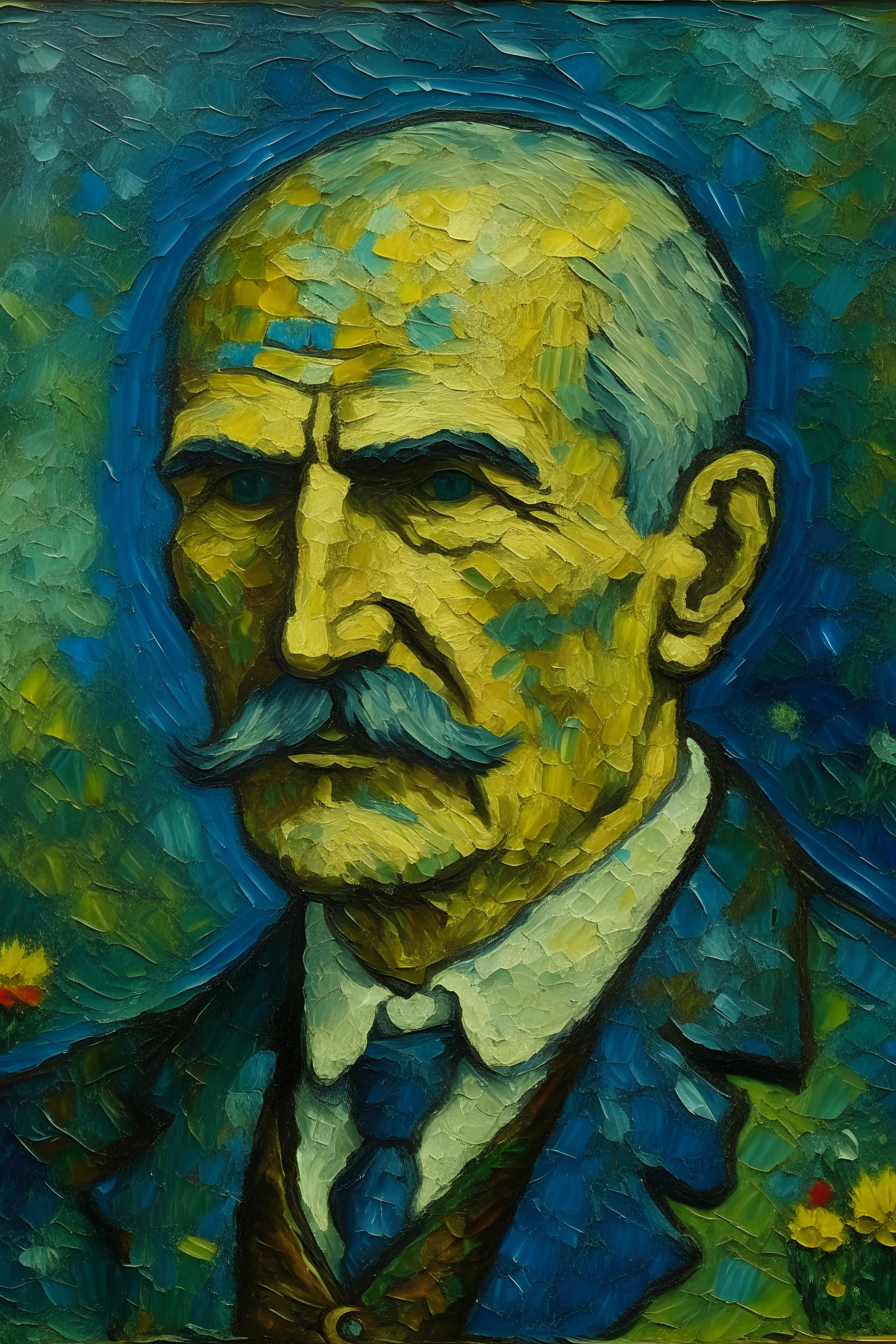 Atatürk portresi, Van Gogh tarzında