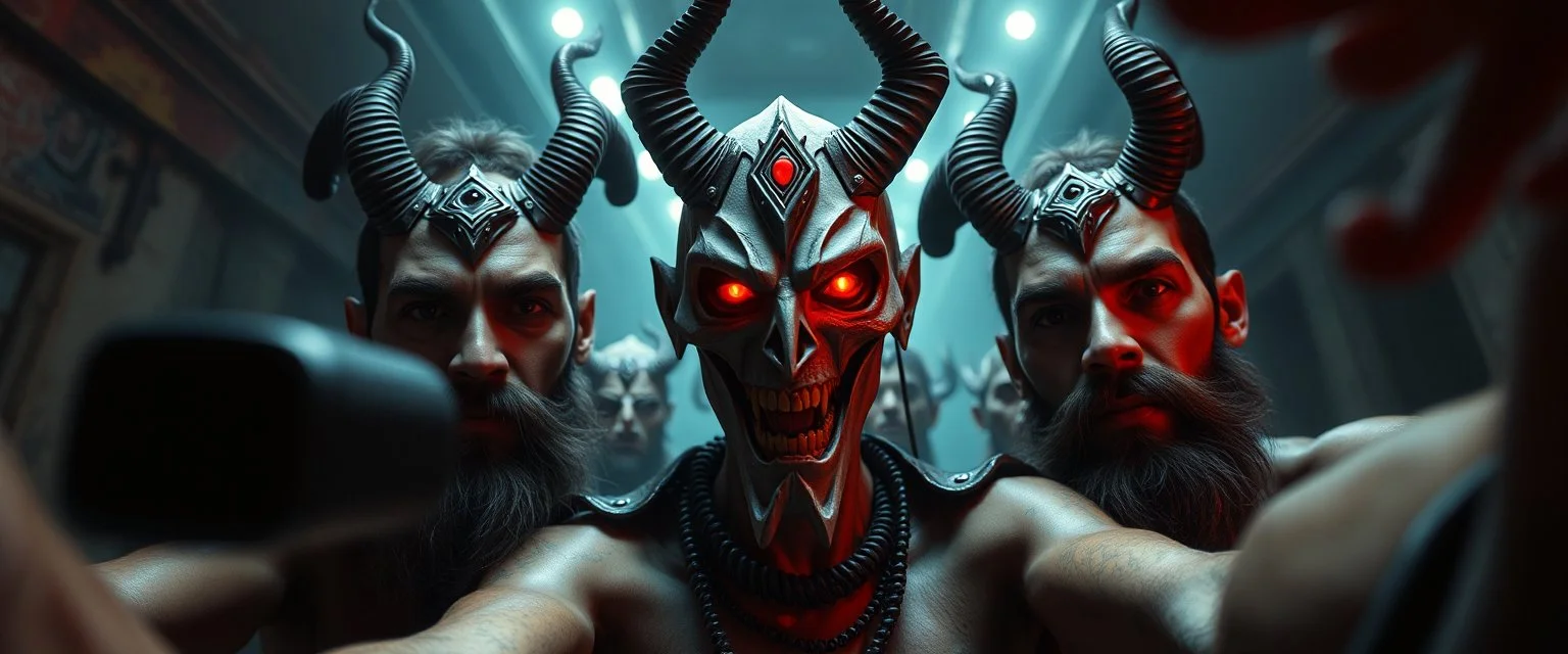 nephilim ai meat grinder camera meetup selfie smart transcendent devil