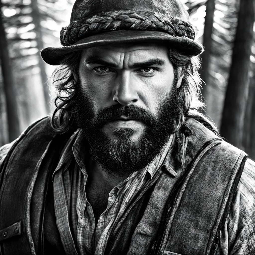 You dig deeper into my dreams. You feel it, you know... whatever I draw... You know you can stop it... You won't stop it. You live through your dreams. They've been getting worse for time now... Fools... The story begins with a lumberjack, a figure of rugged strength and primal power. His gaze pierces through the camera lens, sending a chill down your spine. His middle finger pressed against his lips, a gesture of silence that holds a dark promise. The scars crisscrossing his weathered face tell