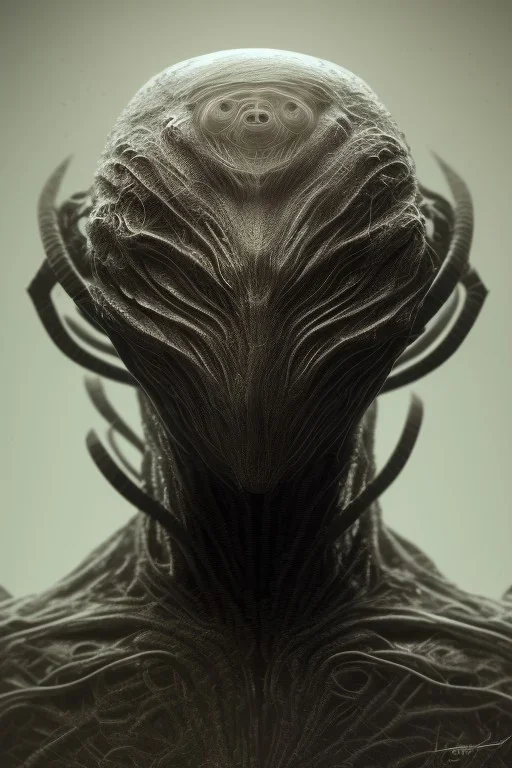 spider alien, head, evil, 8k, finely detailed, photo realistic, HR Giger style