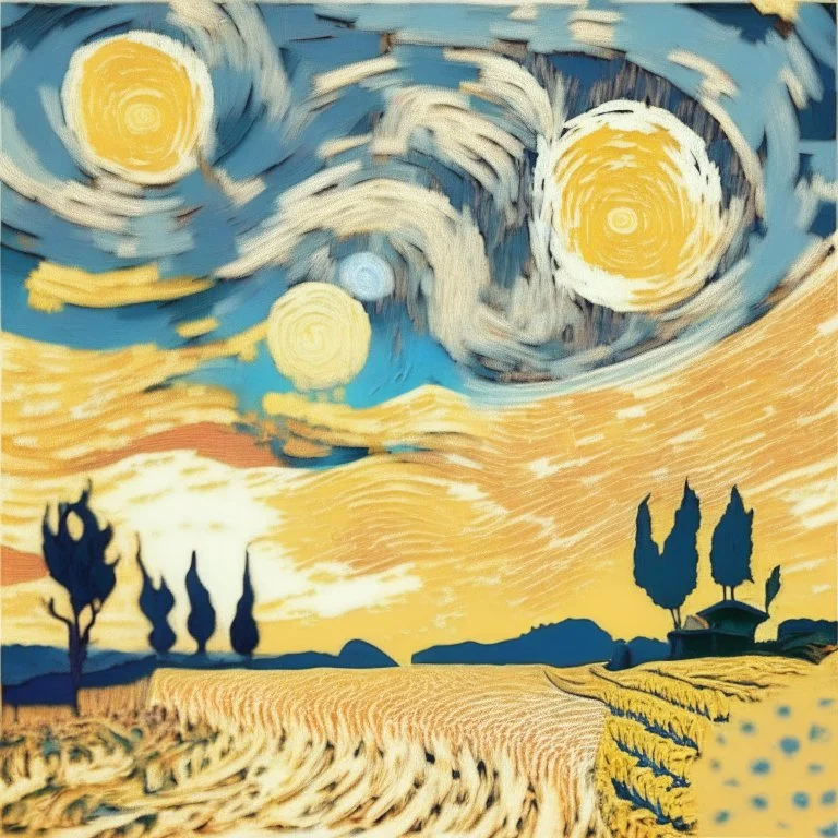 wane of summer van gogh style