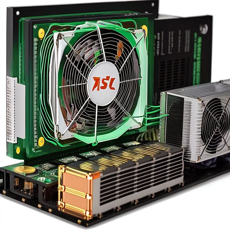 ASIC bitcoin miner and ASIC mining farm. Bitcoin