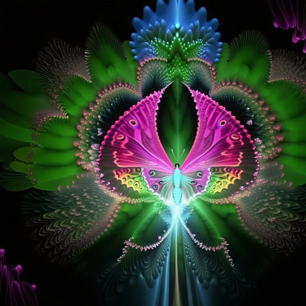 fractals, butterfly,