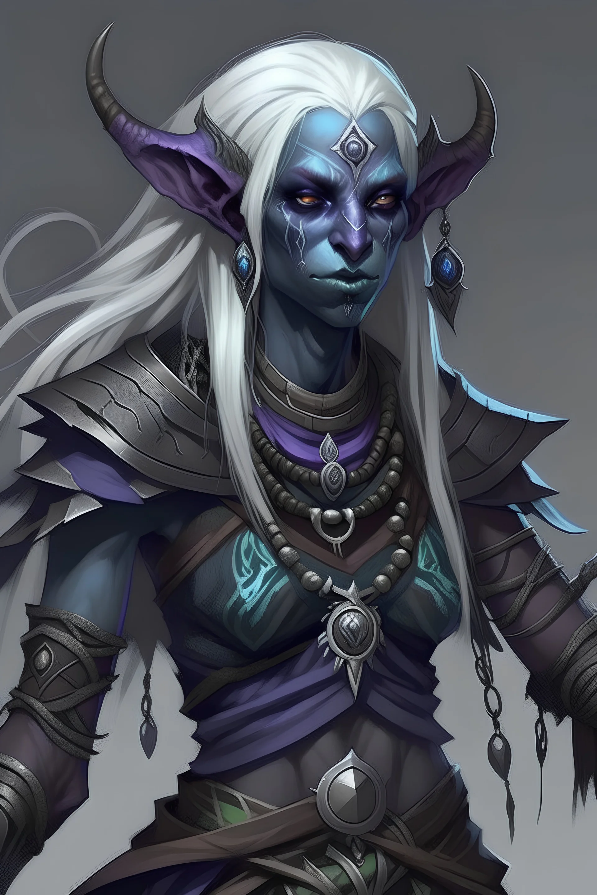 half female drow shaman