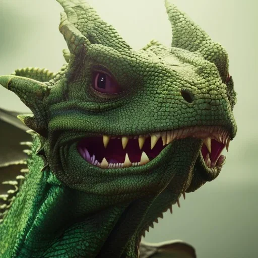 green dragon, dragon portrait, portrair, dragon head, dragon face, big eyes, smile, dragon with fathers, happy, 8k resolution, high-quality, fine-detail, fantasy, incredibly detailed, ultra high resolution, 8k, complex 3d render, cinema 4d